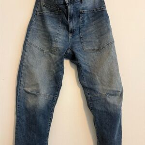 Nili Lotan Relaxed Fit Blue Jeans